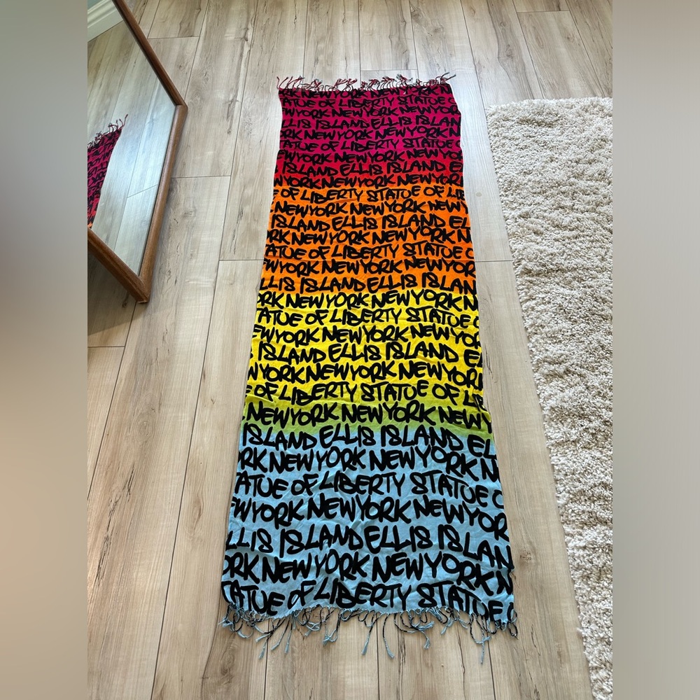 Colorful New York Scarf